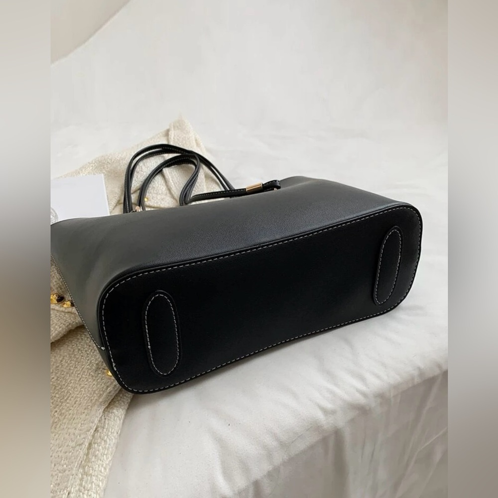 Women's Solid Color Versatile Handbag, Minimalist… - image 6